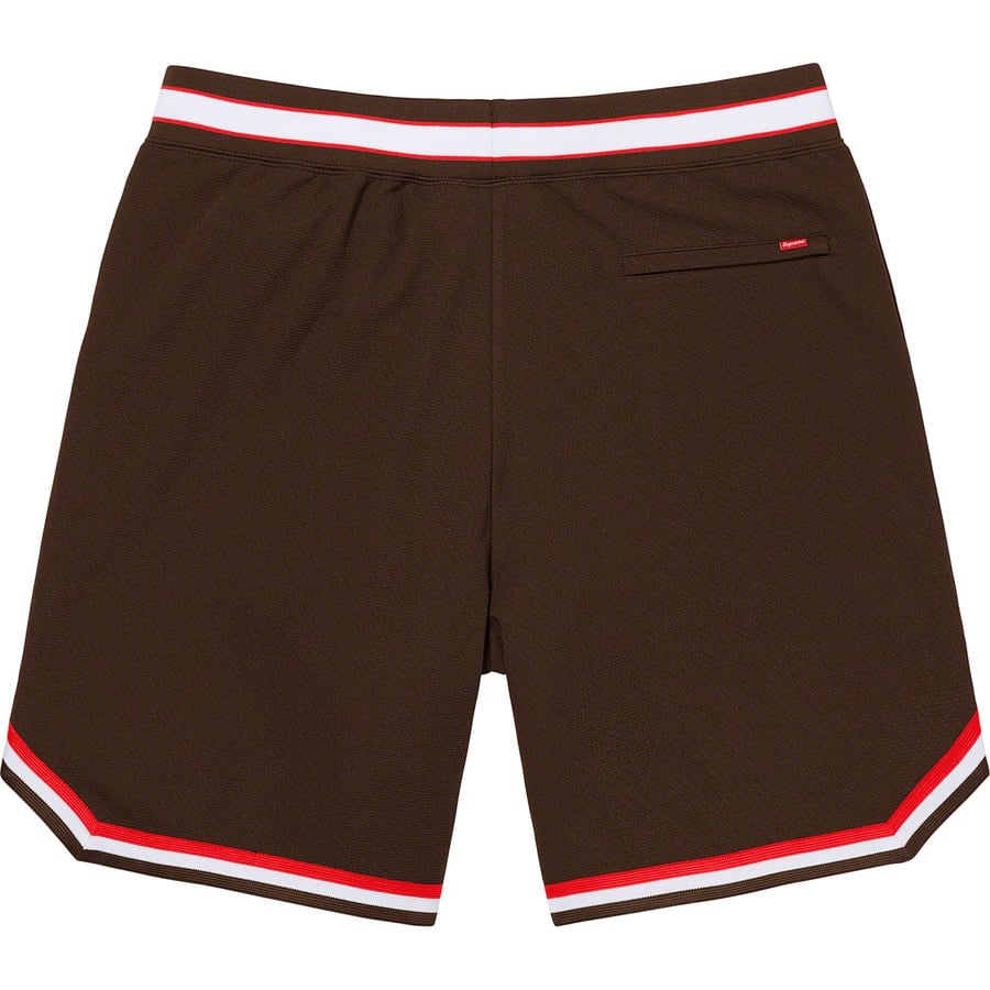 Details on Faux Croc Basketball Short Brown from spring summer 2022 (Price is $110)