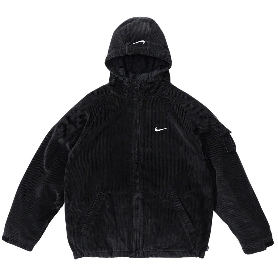 Details on Supreme Nike Arc Corduroy Hooded Jacket  from spring summer
                                                    2022 (Price is $198)