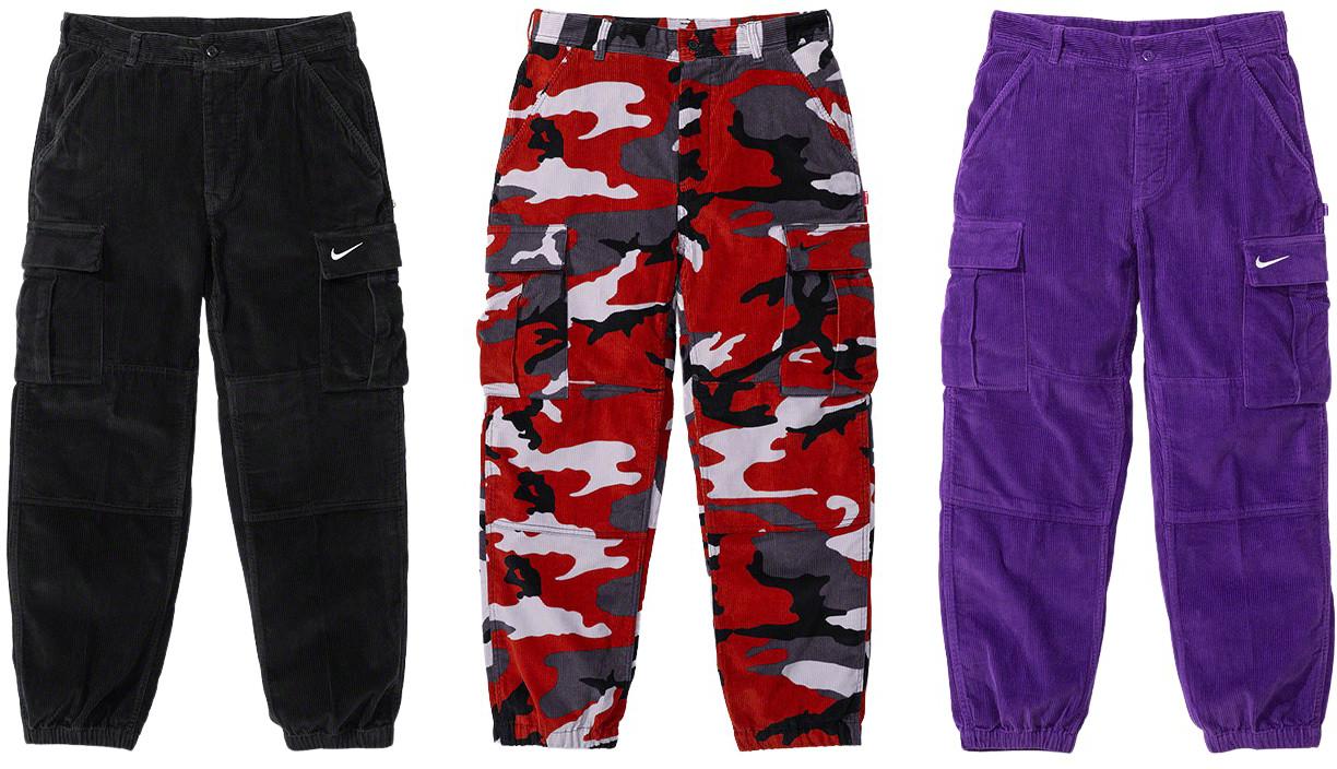 Nike Arc Corduroy Cargo Pant - spring summer 2022 - Supreme