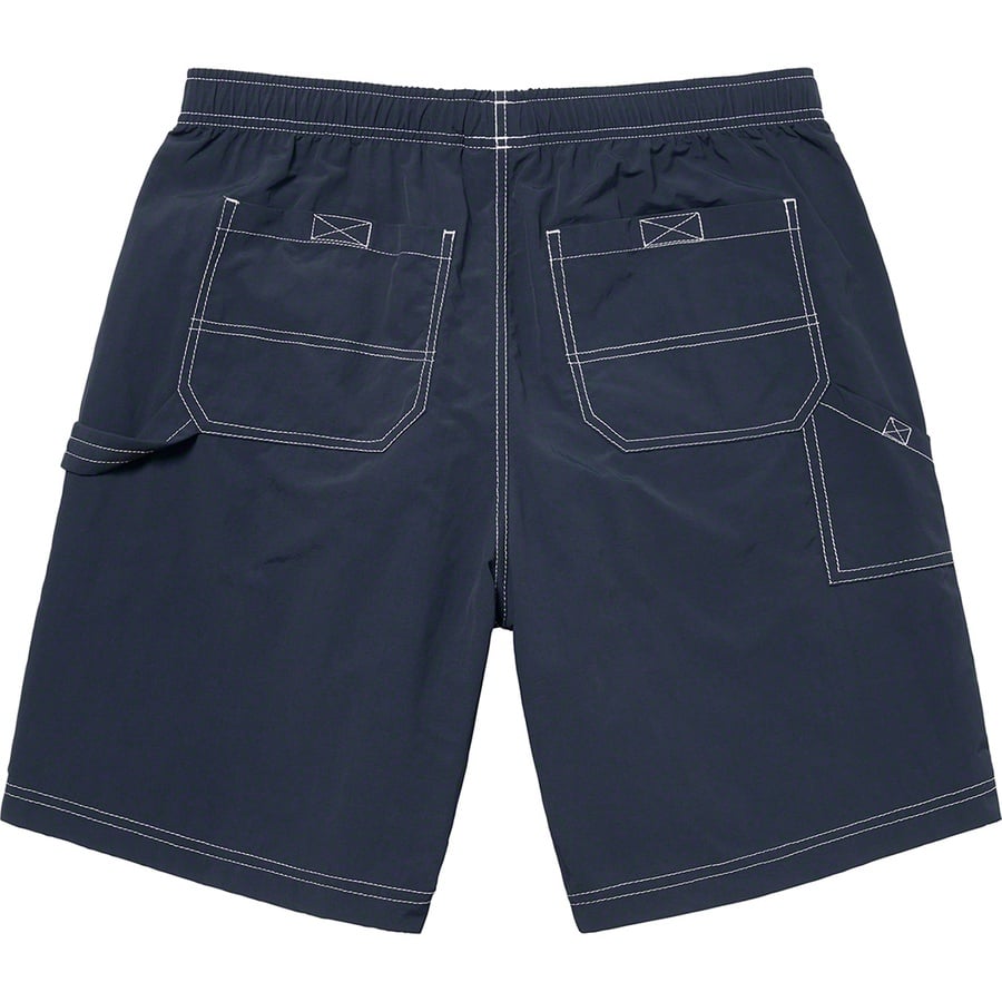 Details on Nylon Painter Short Navy from spring summer
                                                    2022 (Price is $110)