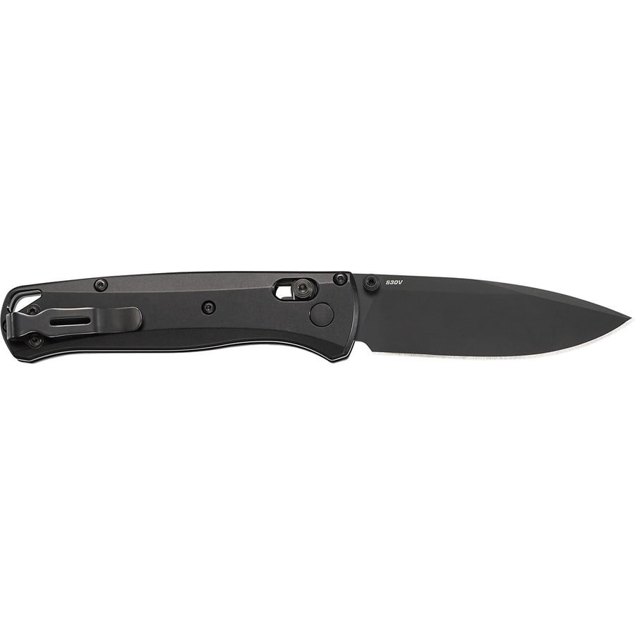 Details on Supreme Benchmade Bugout Knife Black from spring summer
                                                    2022 (Price is $298)