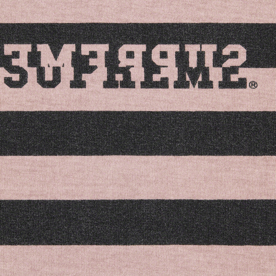 Details on Reverse Stripe S S Top Black from spring summer
                                                    2022 (Price is $78)