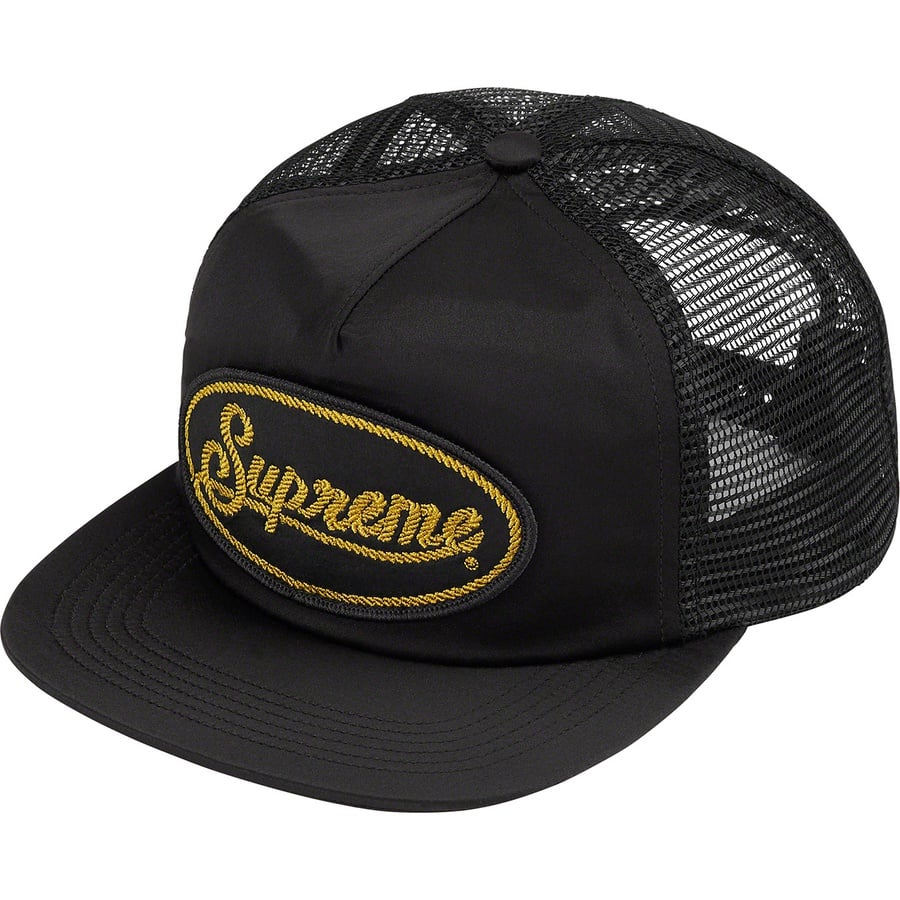 Details on Silk Mesh Back 5-Panel Black from spring summer
                                                    2022 (Price is $48)