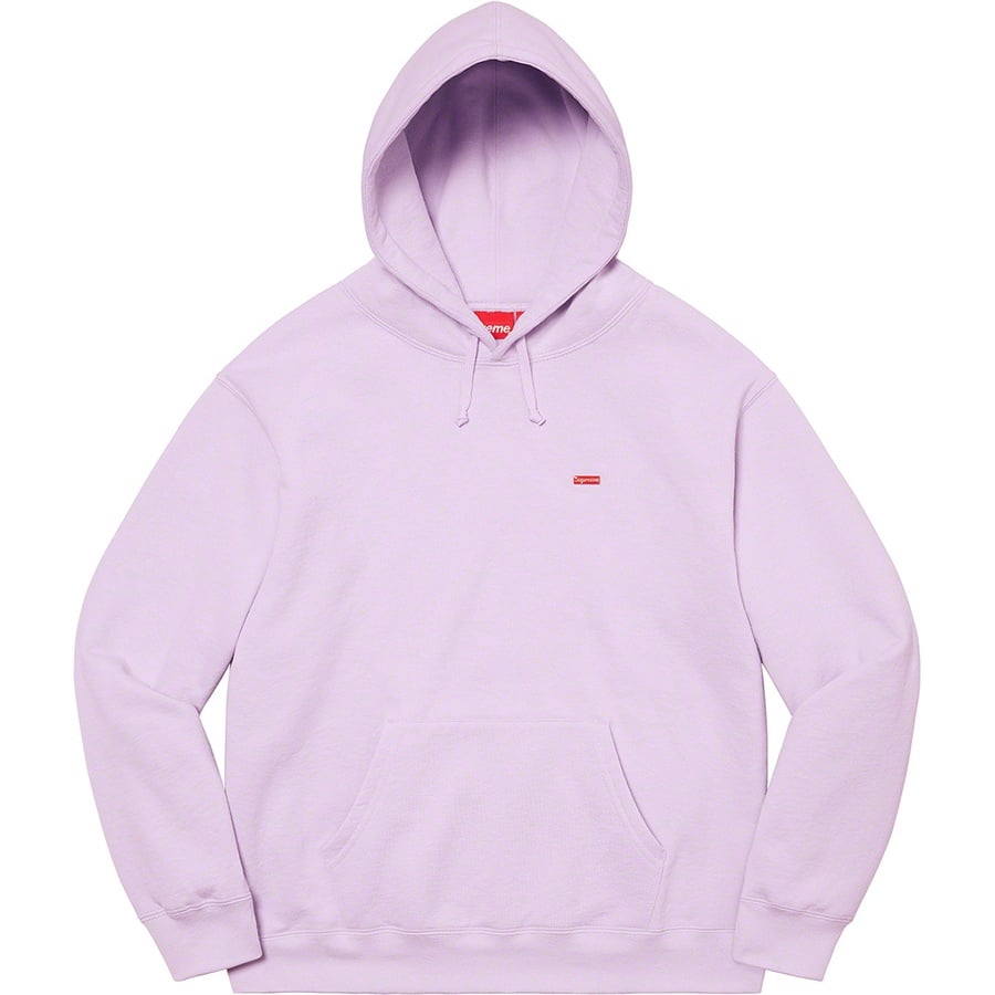 Details on Enamel Small Box Hooded Sweatshirt Lavender from spring summer
                                                    2022 (Price is $148)