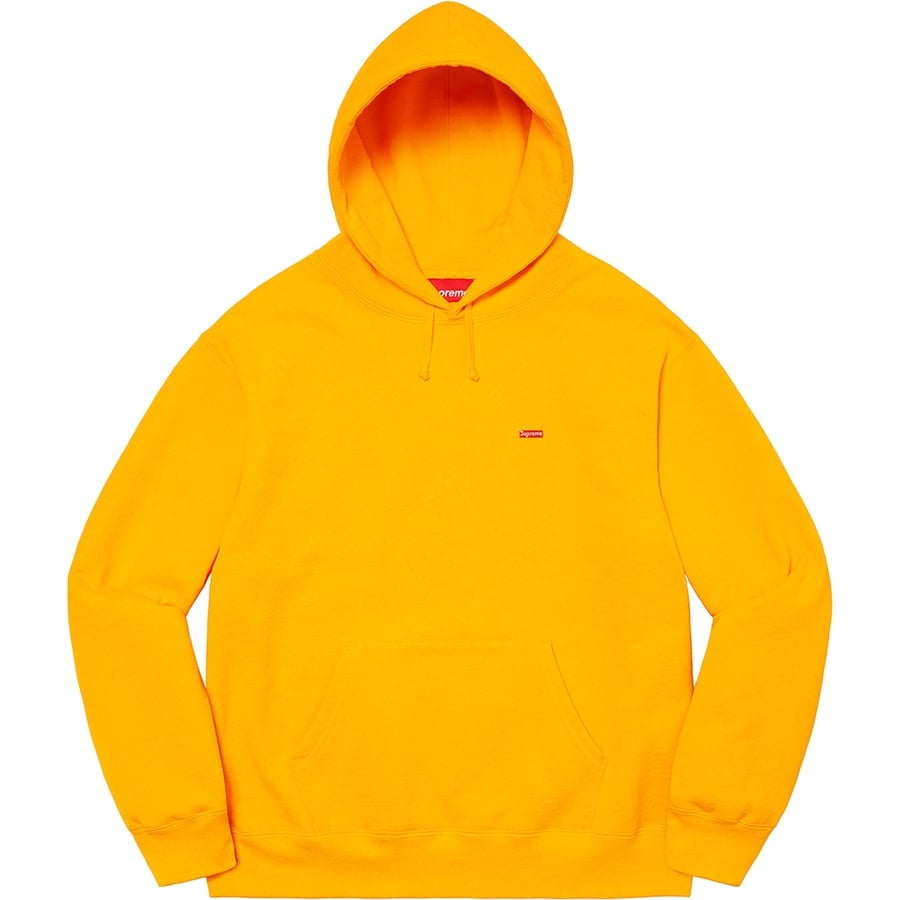 Details on Enamel Small Box Hooded Sweatshirt Bright Gold from spring summer
                                                    2022 (Price is $148)
