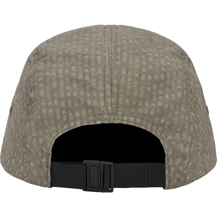 Details on Washed Seersucker Camp Cap Taupe from spring summer
                                                    2022 (Price is $48)