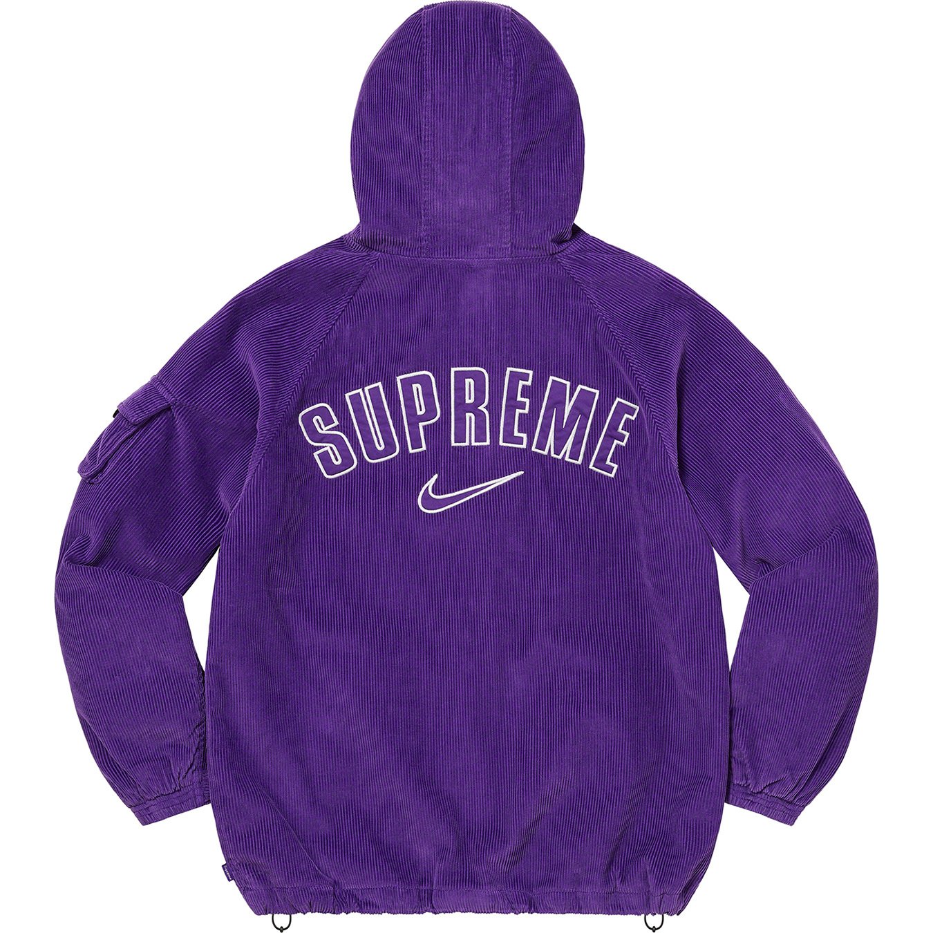 Nike Arc Corduroy Hooded Jacket - spring summer 2022 - Supreme