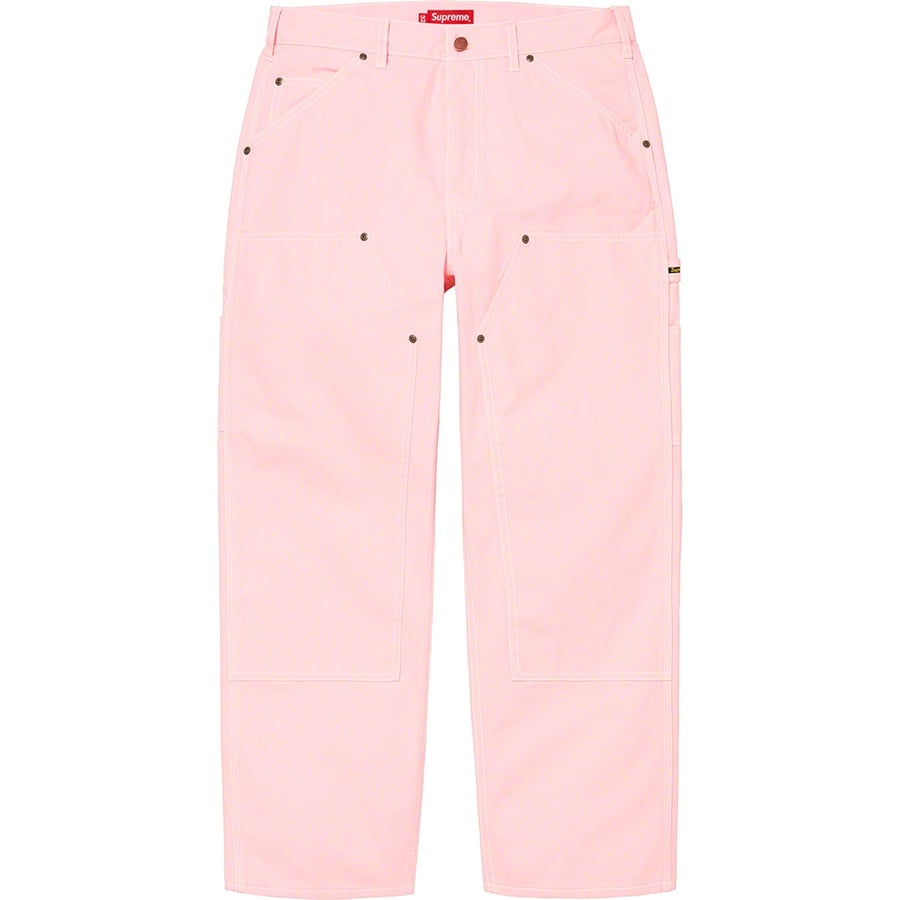 Details on Double Knee Canvas Painter Pant Pale Pink from spring summer
                                                    2022 (Price is $158)