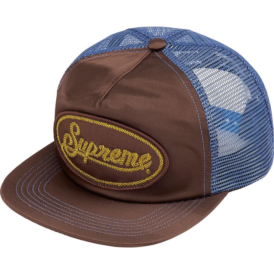 Details on Silk Mesh Back 5-Panel Brown from spring summer
                                                    2022 (Price is $48)