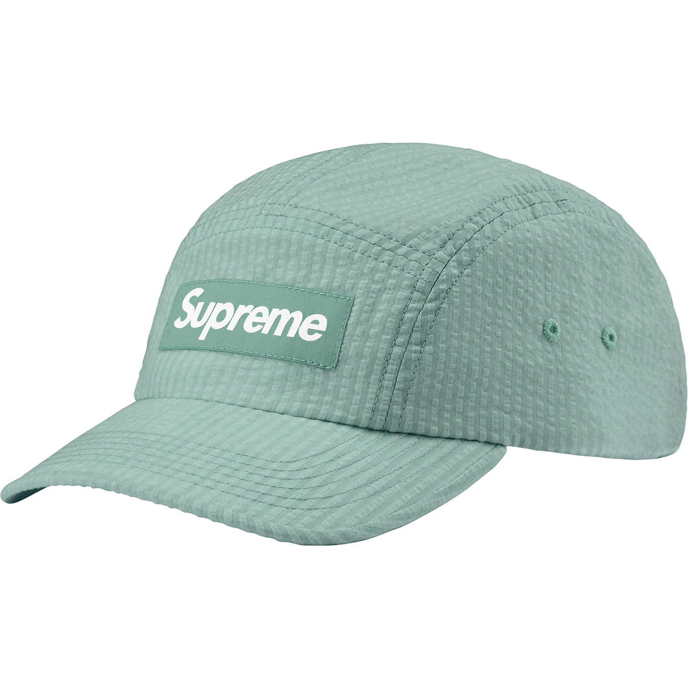 Supreme Washed Seersucker Camp Cap Black – Izicop