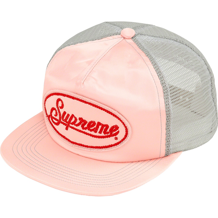 Details on Silk Mesh Back 5-Panel Dusty Pink from spring summer 2022 (Price is $48)