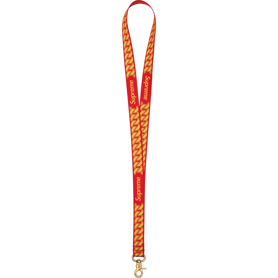 Details on Cuban Links Lanyard Red from spring summer 2022 (Price is $24)