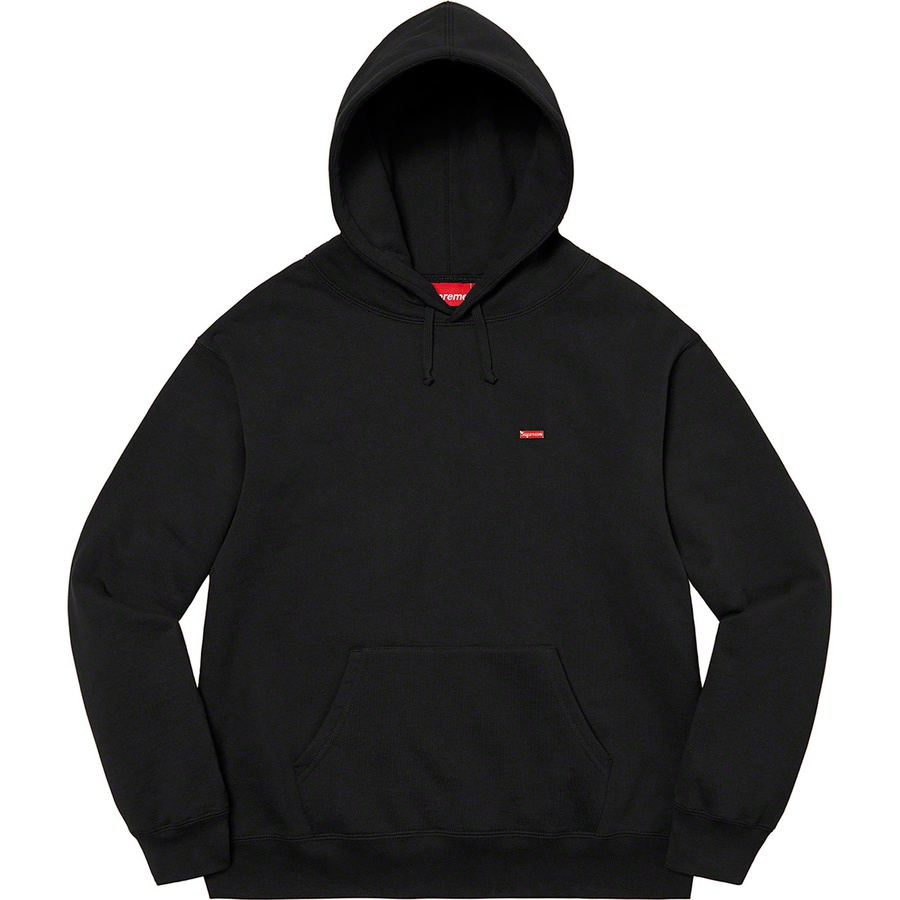 Details on Enamel Small Box Hooded Sweatshirt Black from spring summer
                                                    2022 (Price is $148)