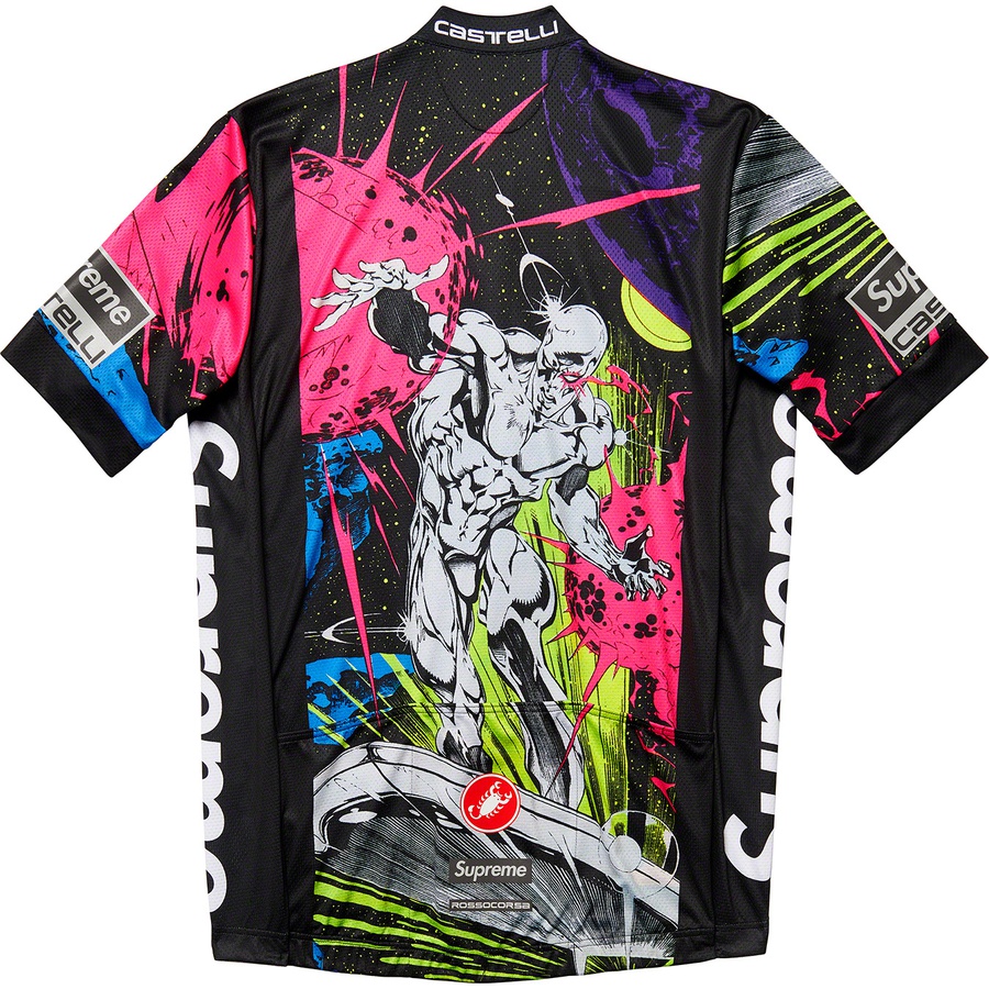 Details on Supreme Castelli Silver Surfer Cycling Jersey Multicolor from spring summer
                                                    2022 (Price is $188)