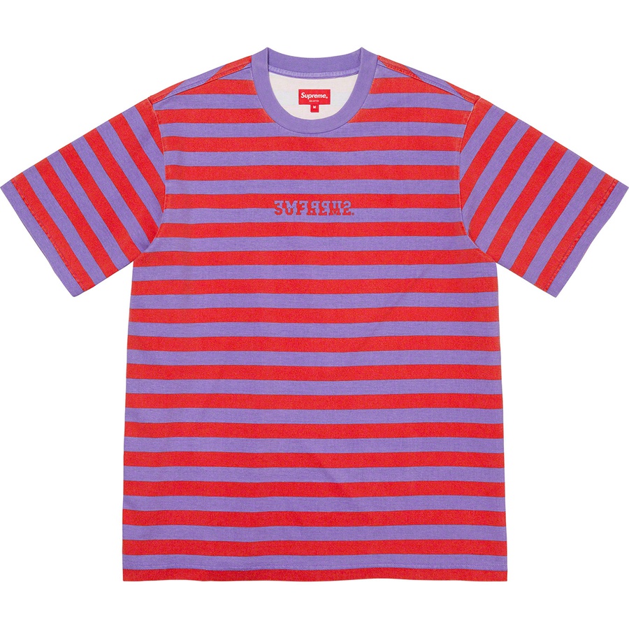 Details on Reverse Stripe S S Top Red from spring summer
                                                    2022 (Price is $78)