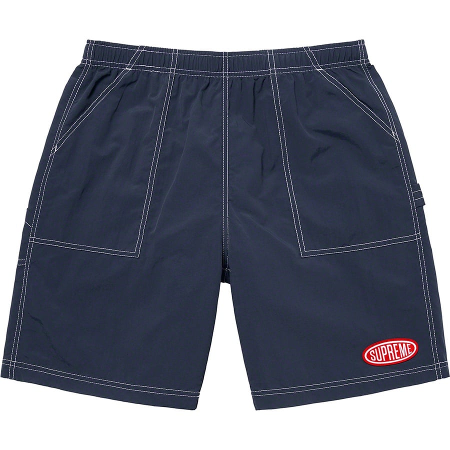 Details on Nylon Painter Short Navy from spring summer
                                                    2022 (Price is $110)