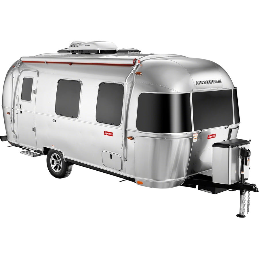 Details on Supreme Airstream Travel Trailer Silver from spring summer
                                                    2022 (Price is $90000)