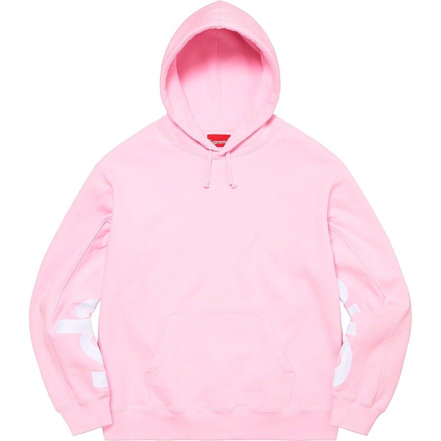 Details on Cropped Panels Hooded Sweatshirt Light Pink from spring summer 2022 (Price is $158)