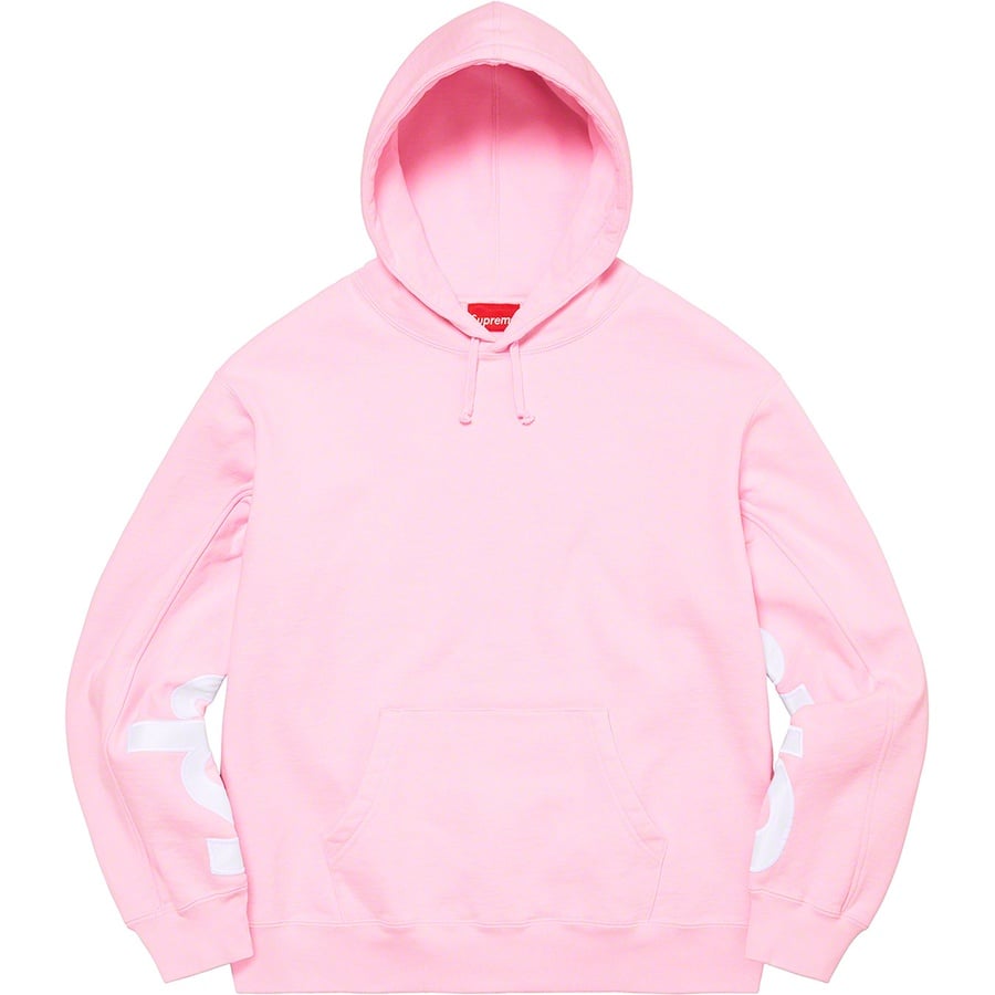 Details on Cropped Panels Hooded Sweatshirt Light Pink from spring summer
                                                    2022 (Price is $158)