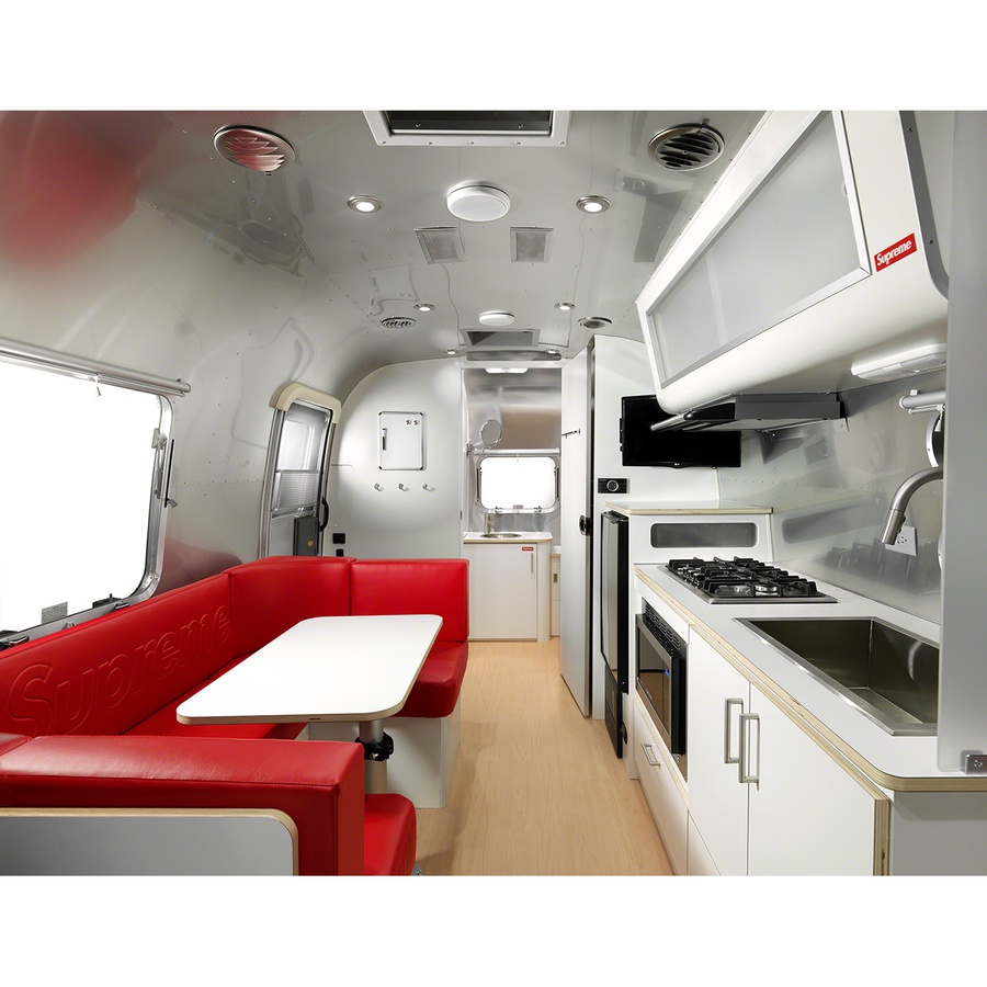 Details on Supreme Airstream Travel Trailer Silver from spring summer
                                                    2022 (Price is $90000)