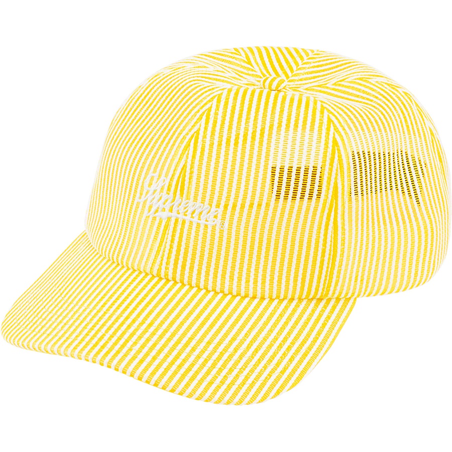 Details on Stripe Mesh 6-Panel Yellow from spring summer
                                                    2022 (Price is $48)