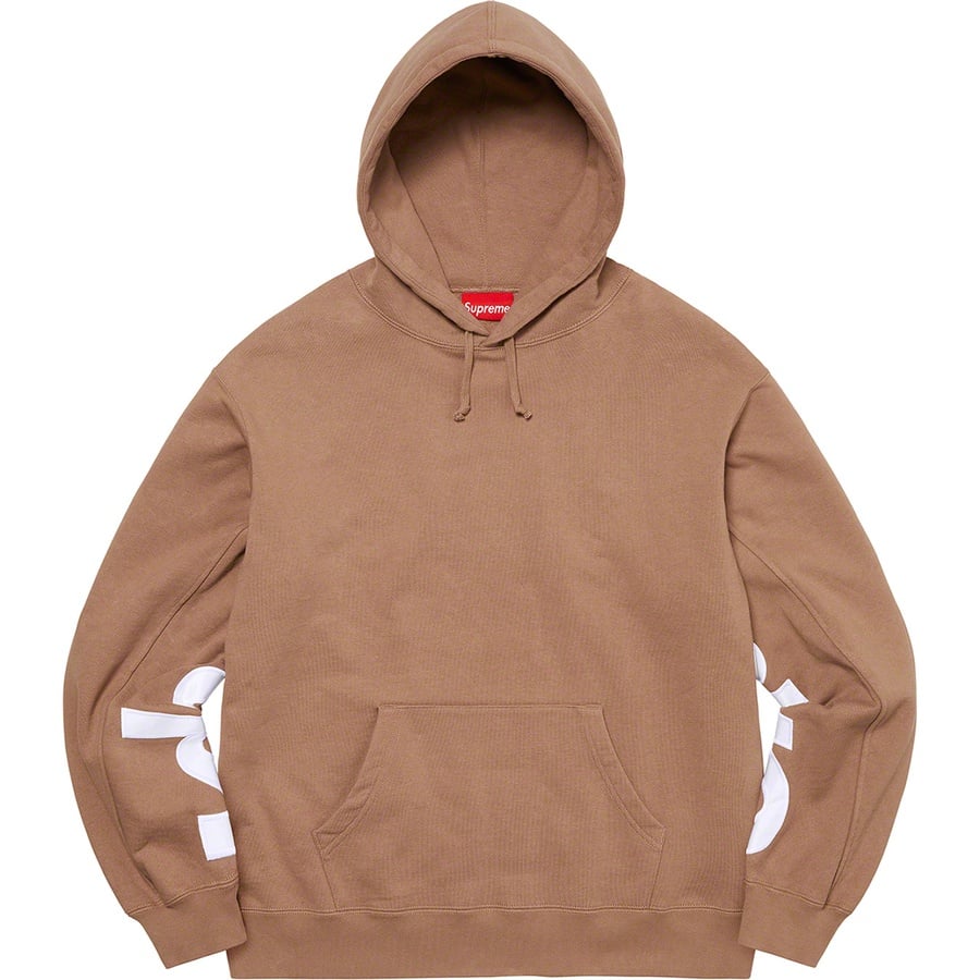 Details on Cropped Panels Hooded Sweatshirt Light Brown from spring summer 2022 (Price is $158)