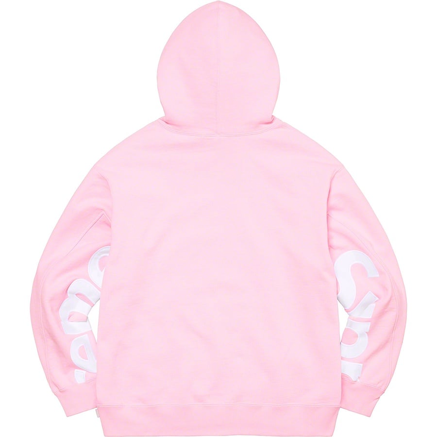 Details on Cropped Panels Hooded Sweatshirt Light Pink from spring summer
                                                    2022 (Price is $158)