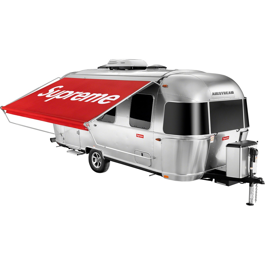 Details on Supreme Airstream Travel Trailer Silver from spring summer
                                                    2022 (Price is $90000)