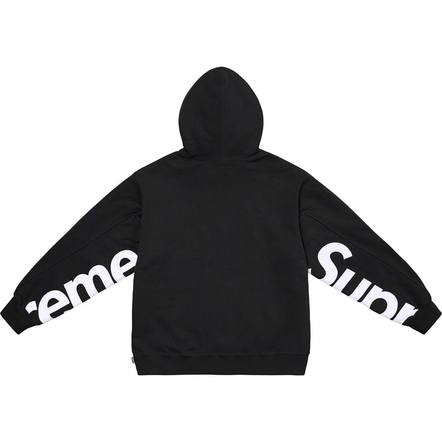 Details on Cropped Panels Hooded Sweatshirt Black from spring summer
                                                    2022 (Price is $158)