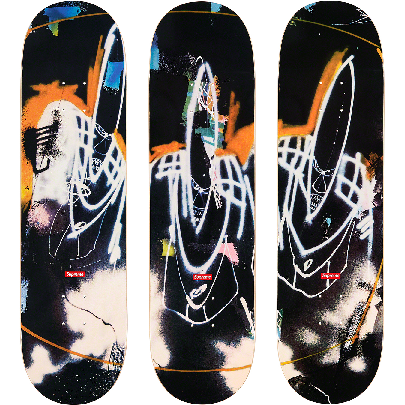 Futura Skateboards (Set of 3) - spring summer 2022 - Supreme