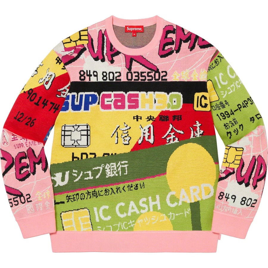 Details on Credit Cards Sweater Pink from spring summer 2022 (Price is $198)