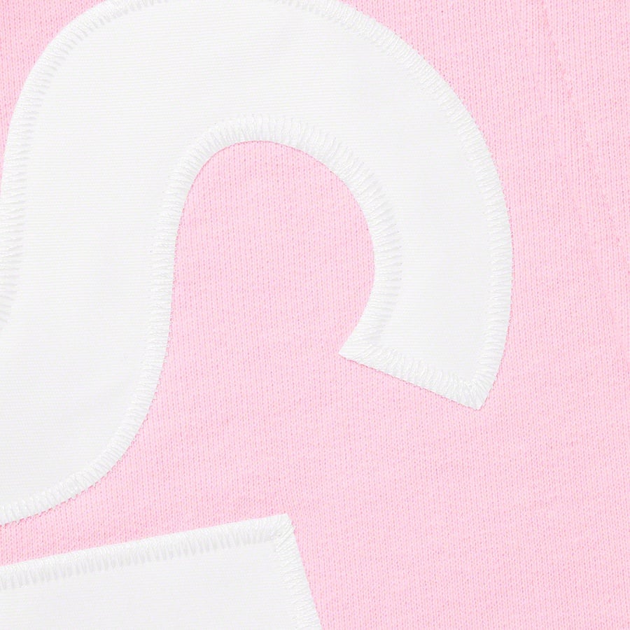 Supreme Cropped Panels Hooded Sweatshirt (SS22) - Light Pink - $158