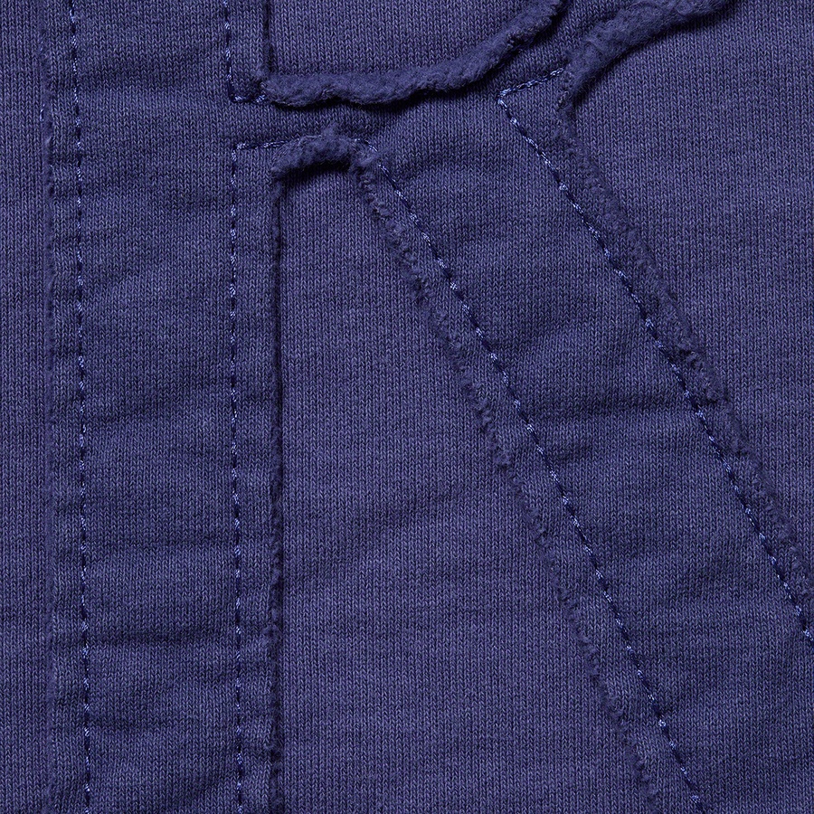 Details on Tonal Appliqué Crewneck Washed Navy from spring summer 2022 (Price is $148)