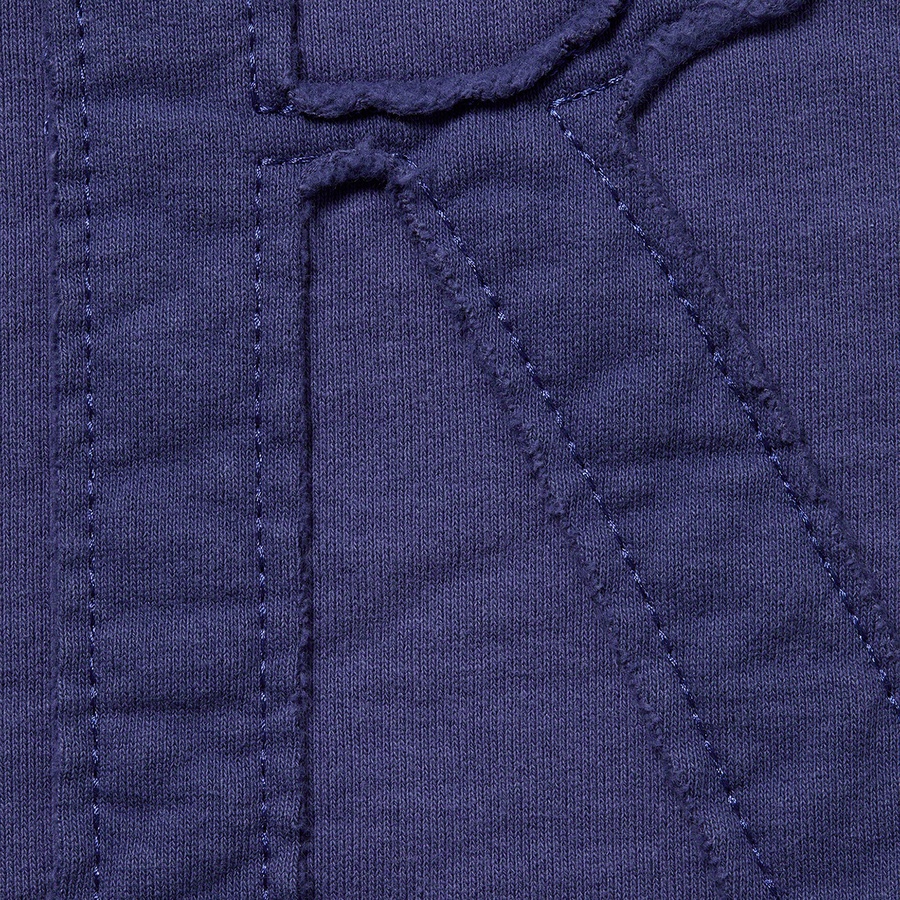 Details on Tonal Appliqué Crewneck Washed Navy from spring summer
                                                    2022 (Price is $148)