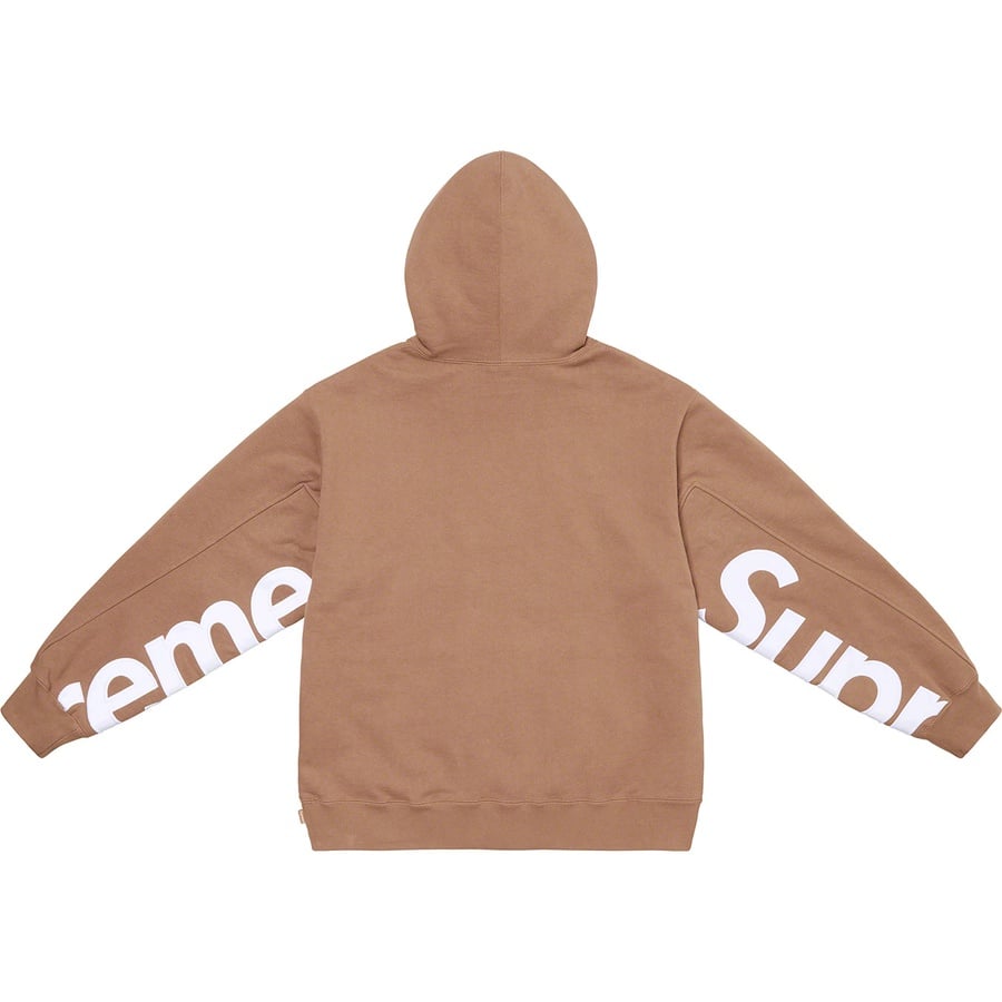 Details on Cropped Panels Hooded Sweatshirt Light Brown from spring summer
                                                    2022 (Price is $158)