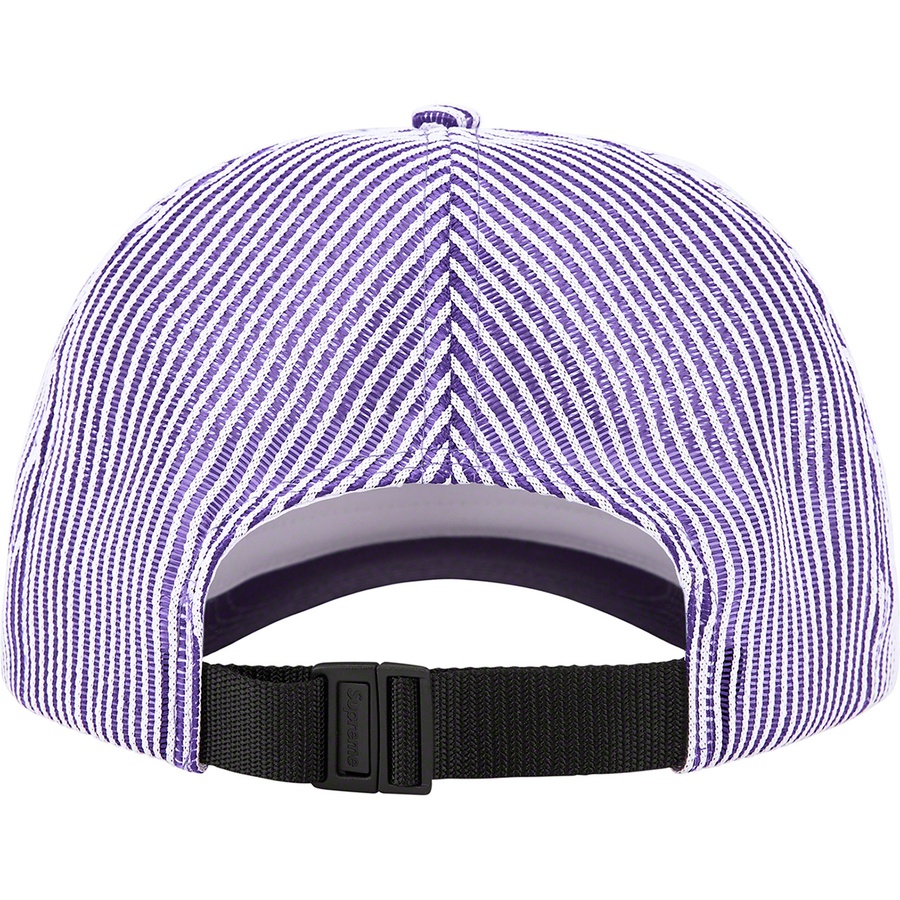 Details on Stripe Mesh 6-Panel Purple from spring summer
                                                    2022 (Price is $48)