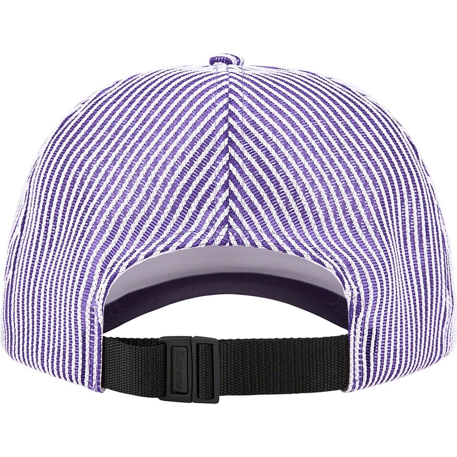 Details on Stripe Mesh 6-Panel Purple from spring summer
                                                    2022 (Price is $48)