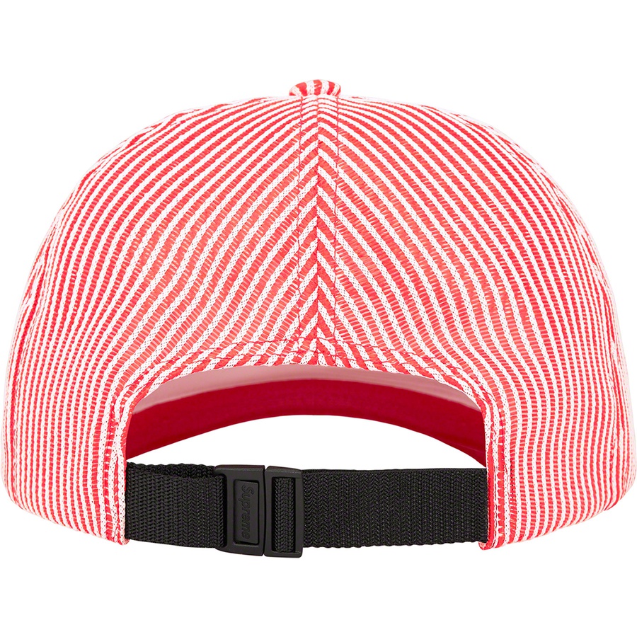 Details on Stripe Mesh 6-Panel Red from spring summer
                                                    2022 (Price is $48)
