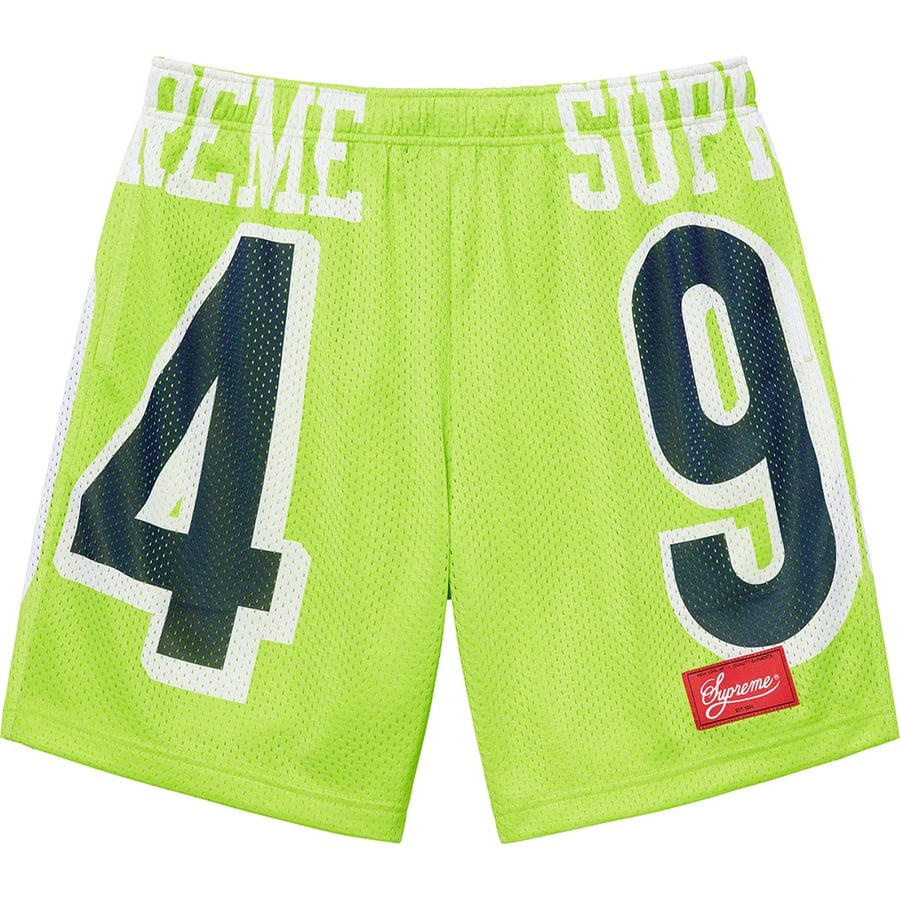 Details on 94 Jersey Short Lime from spring summer 2022 (Price is $110)