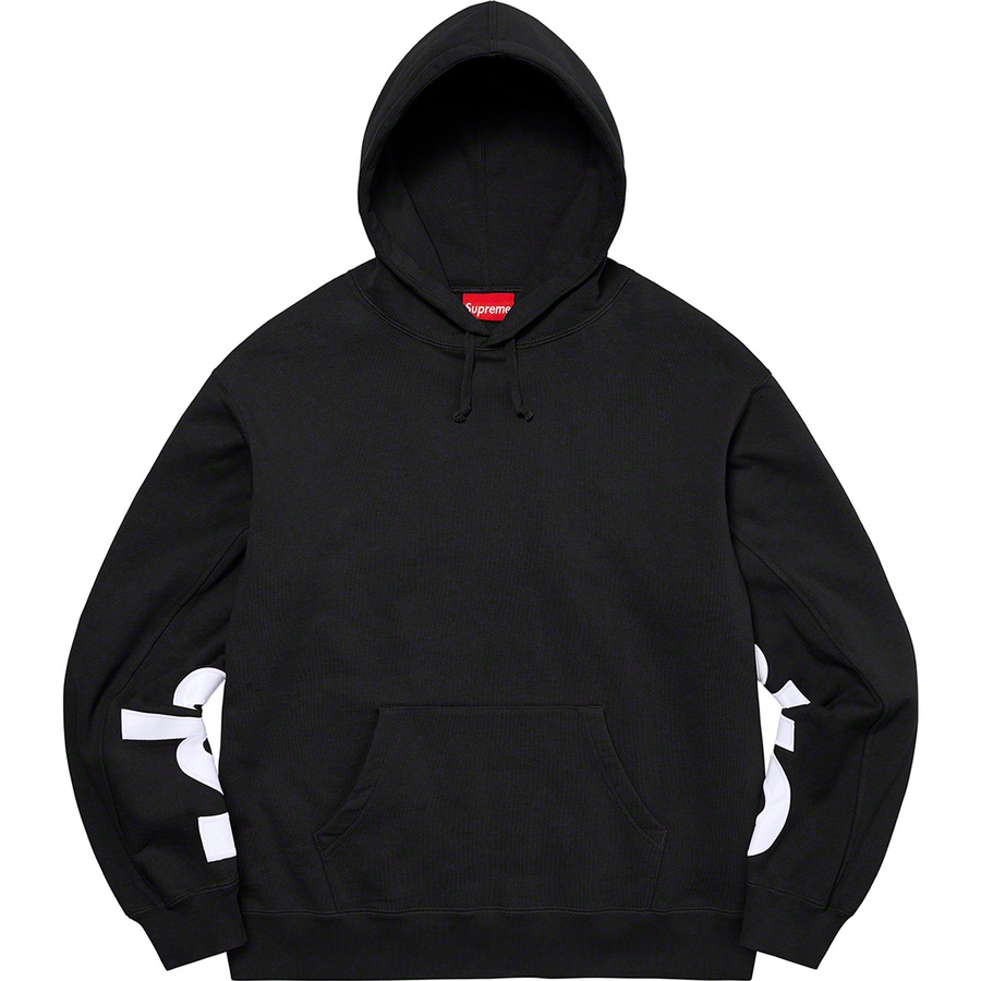 Details on Cropped Panels Hooded Sweatshirt Black from spring summer 2022 (Price is $158)