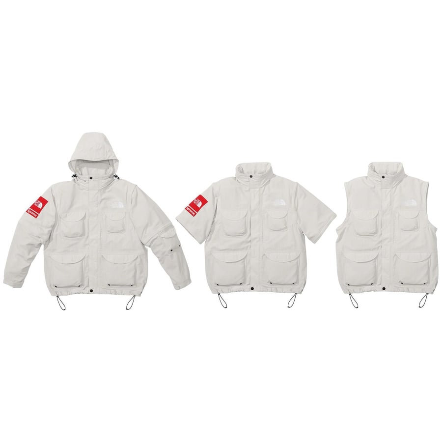 Details on Supreme The North Face Trekking Convertible Jacket  from spring summer 2022 (Price is $298)