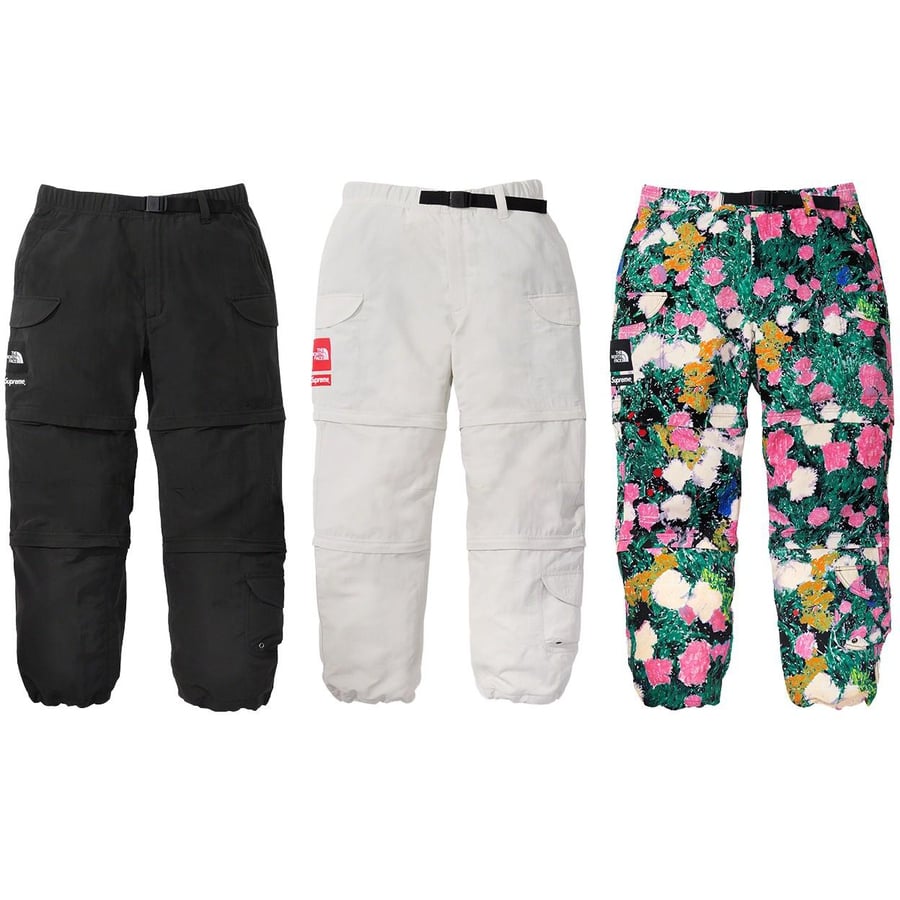 Details on Supreme The North Face Trekking Zip-Off Belted Pant from spring summer
                                            2022 (Price is $198)