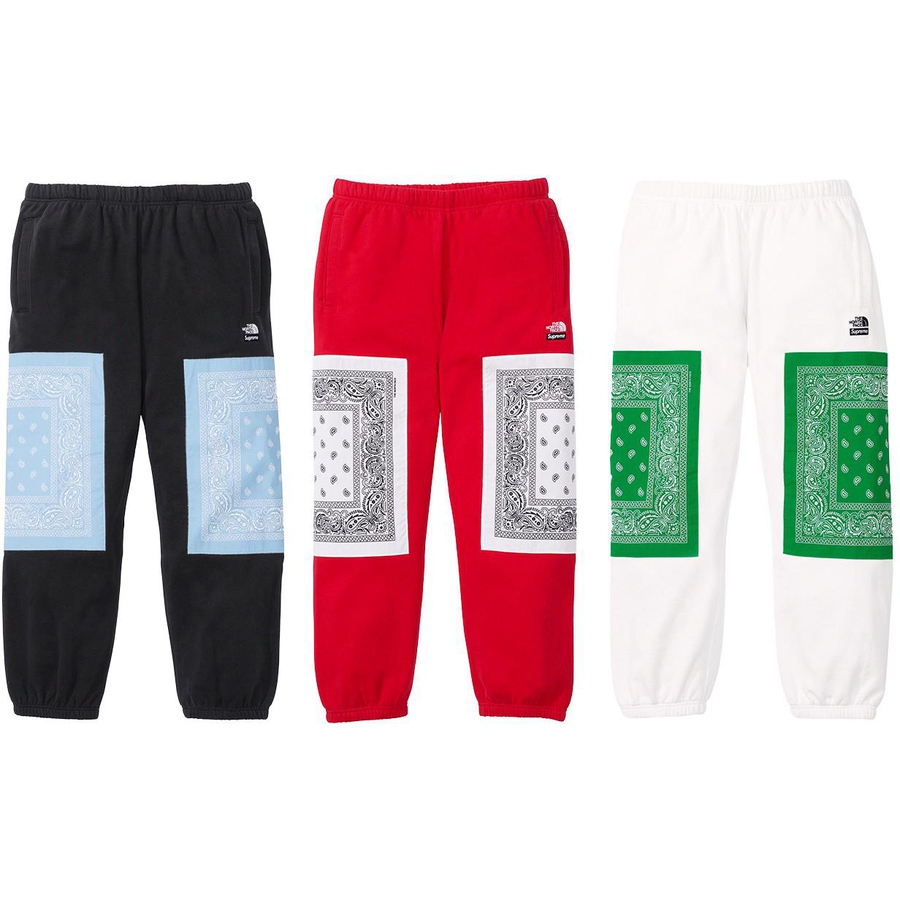 Supreme Supreme The North Face Bandana Sweatpant for spring summer 22 season