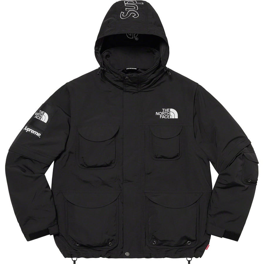 Details on Supreme The North Face Trekking Convertible Jacket Black from spring summer
                                                    2022 (Price is $298)