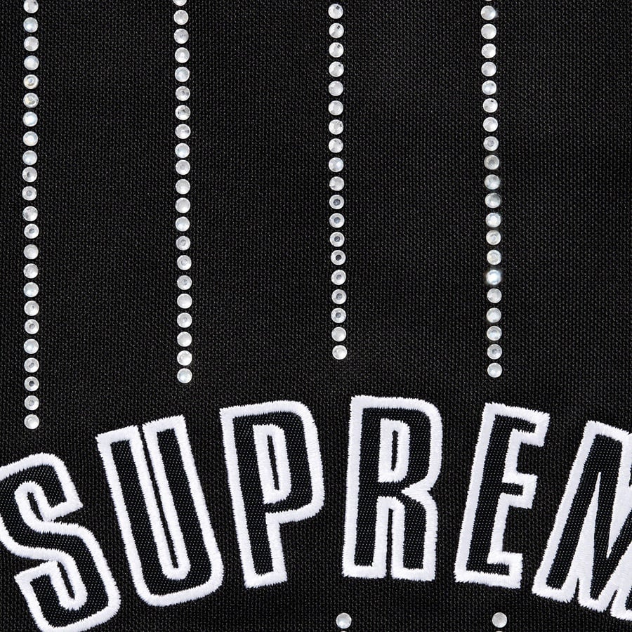 Details on Rhinestone Stripe Basketball Short Black from spring summer
                                                    2022 (Price is $118)