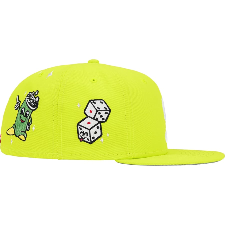 Details on Characters S Logo New Era Neon Green from spring summer
                                                    2022 (Price is $54)