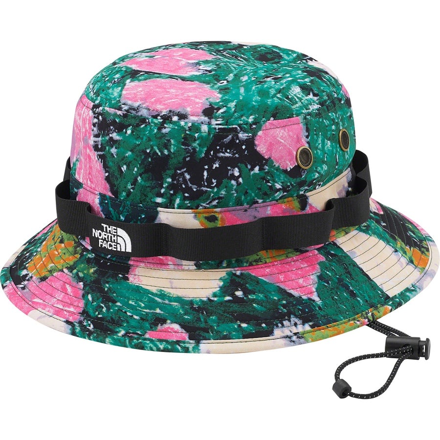 Details on Supreme The North Face Trekking Crusher Flowers from spring summer
                                                    2022 (Price is $68)