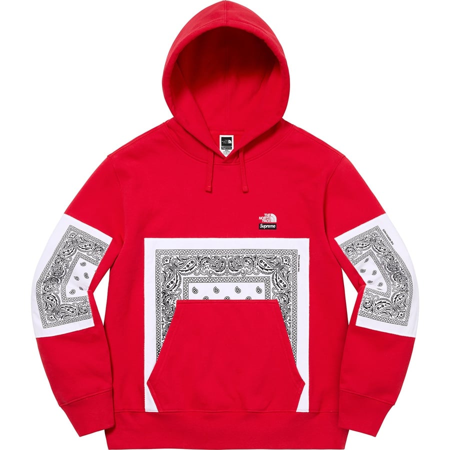 The North Face Bandana Hooded Sweatshirt - spring summer 2022 - Supreme