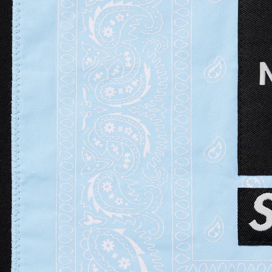 Details on Supreme The North Face Bandana Tee Black from spring summer
                                                    2022 (Price is $58)