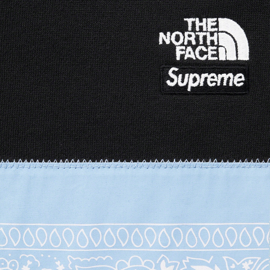 Details on Supreme The North Face Bandana Sweatpant Black from spring summer
                                                    2022 (Price is $148)